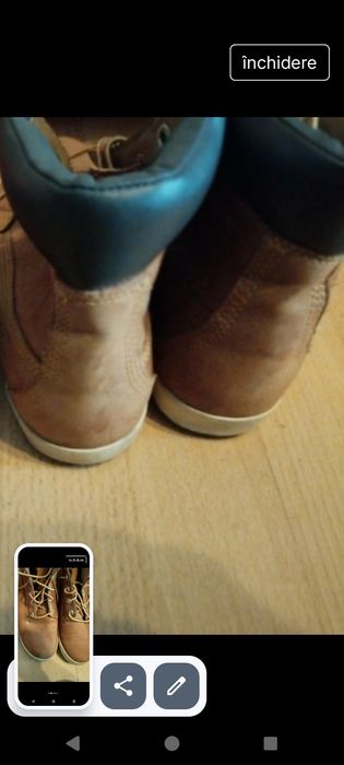 Ghete piele întoarsă Timberland unisex