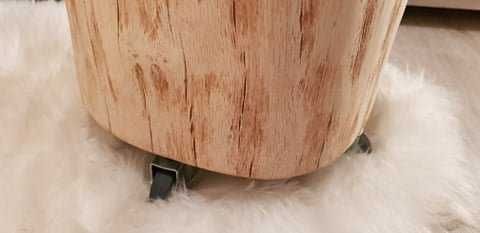 Tabureti / noptiere din lemn masiv "Wood trunk"