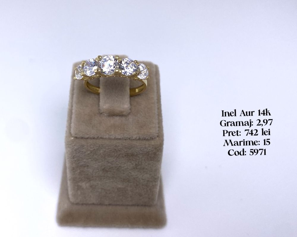 (5971) Inel Aur 14k 2,97g FB Bijoux Euro Gold Galati
