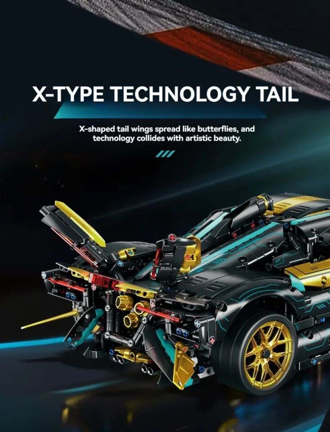 Конструктор Lego суперкар Lamborghini Apollo