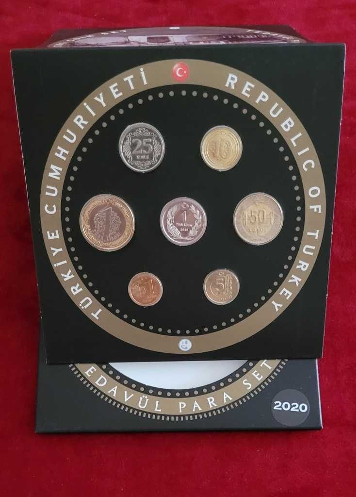 Turcia Set Monede de Circulatie Anul (Mint set 2020) 2020