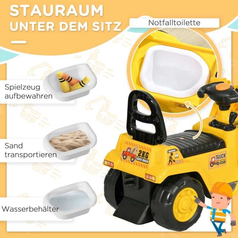 Детски трактор за яздене 80 x 26,5 x 39 см