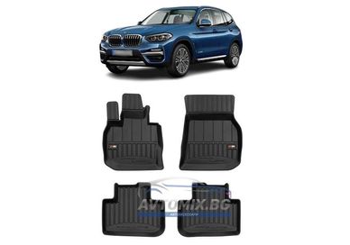 Гумени стелки зa BMW X3 G01, F97 след 2017 г., ProLine 3D