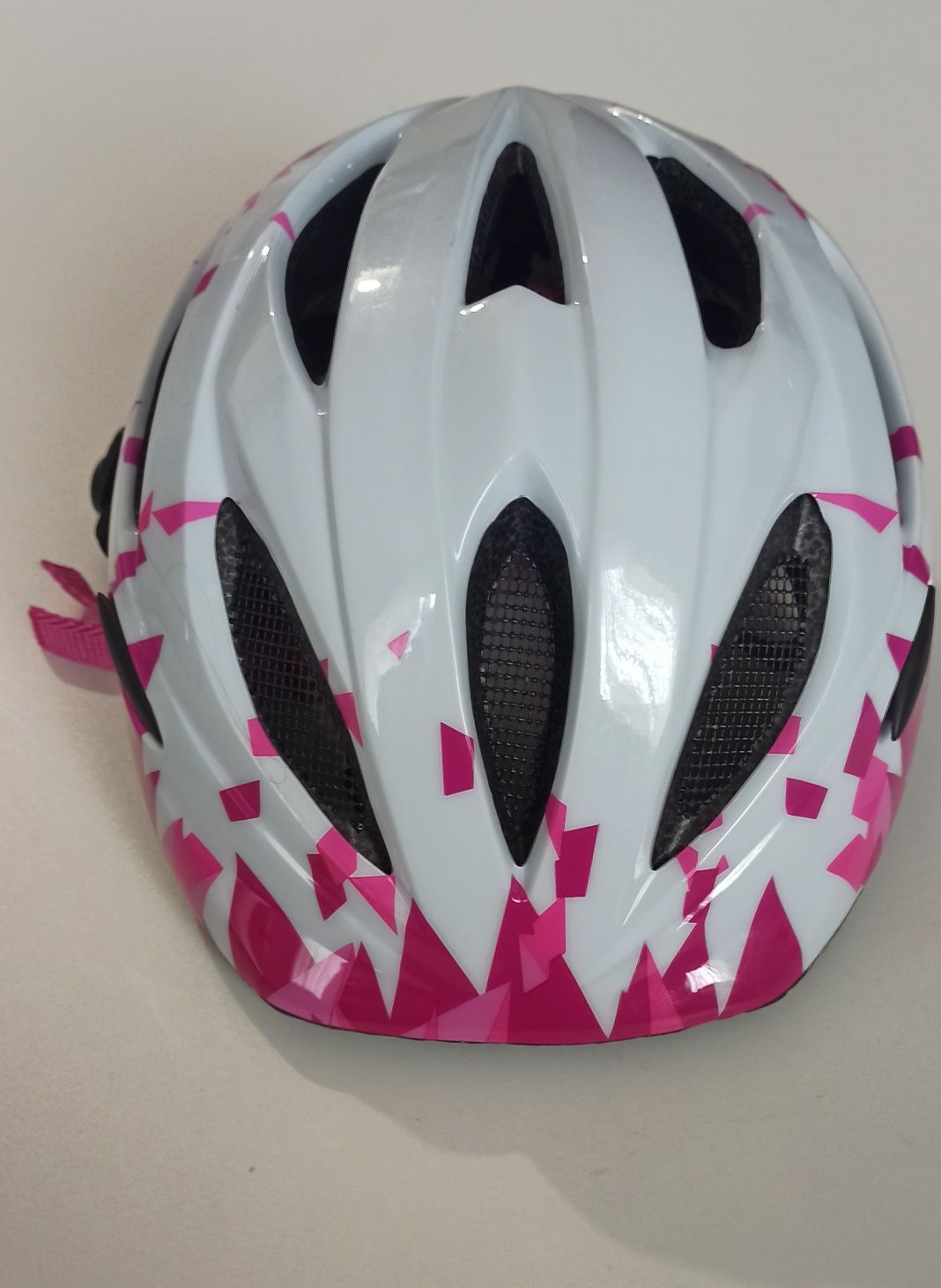 Каска FORCE ANT JR Pink/White