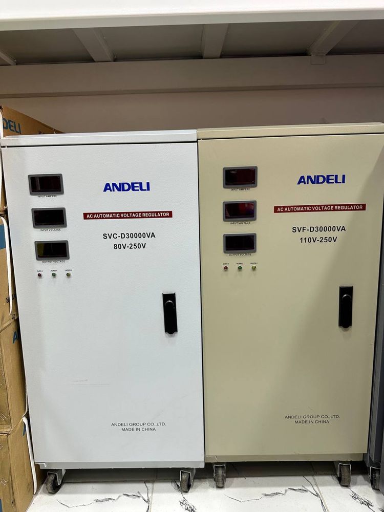 Стабилизаторы напряжения переменного тока “ANDELI” серии SVC -30KVA