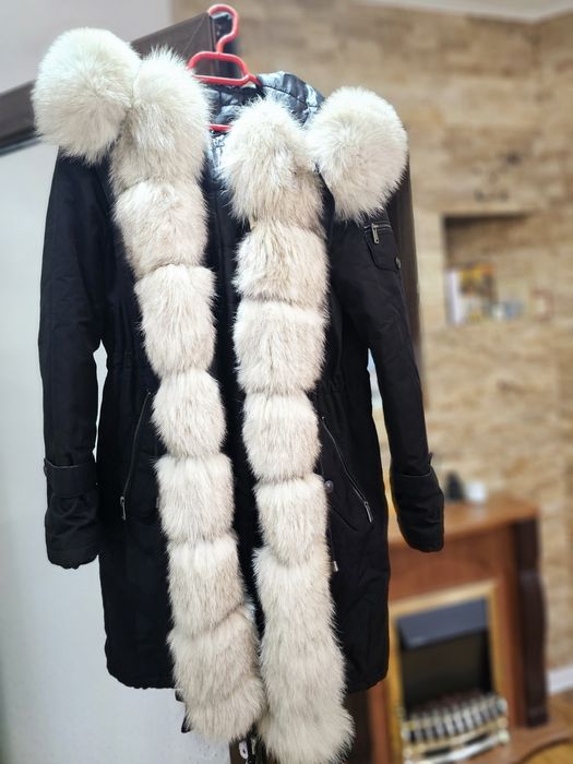 Vand geaca cu blana naturala