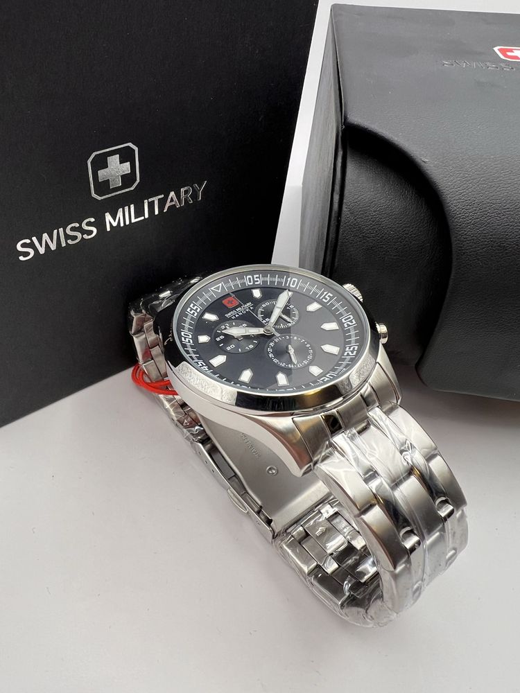 Ceas barbatesc Swiss Military Hanowa Chrono/Date, nou, in cutie