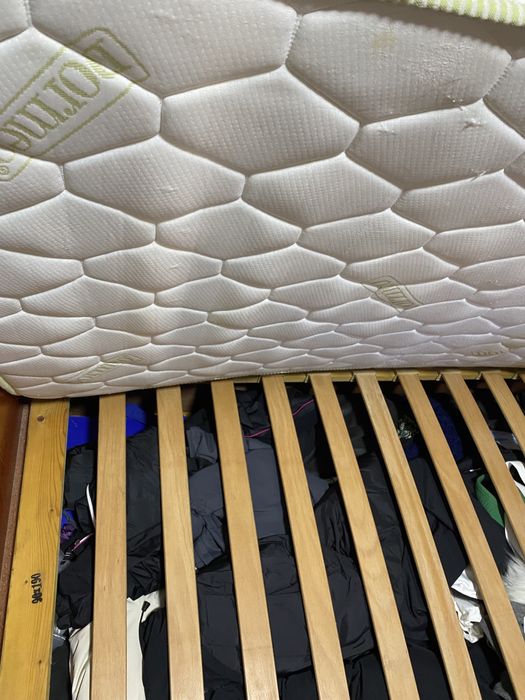 Paturi duble cu saltea si somieră