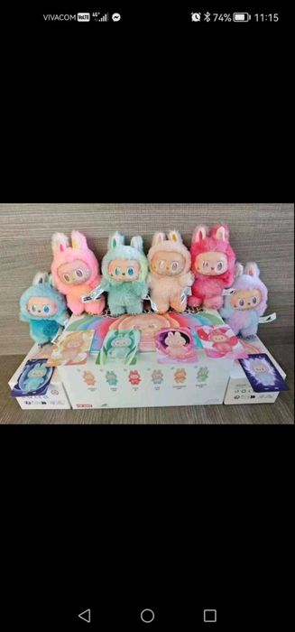 LABUBU Coca-Cola / Лабубу Кока-Кола плюшени ключодържатели POPMART