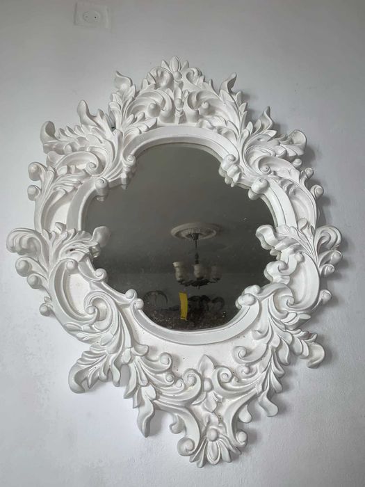 Oglinda decor alba
