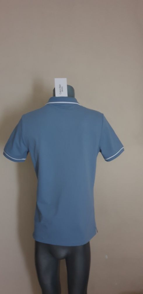 Calvin Klein Jeans  Stretch Cotton Slim / M  ОРИГИНАЛ! Мъжка Тениска!