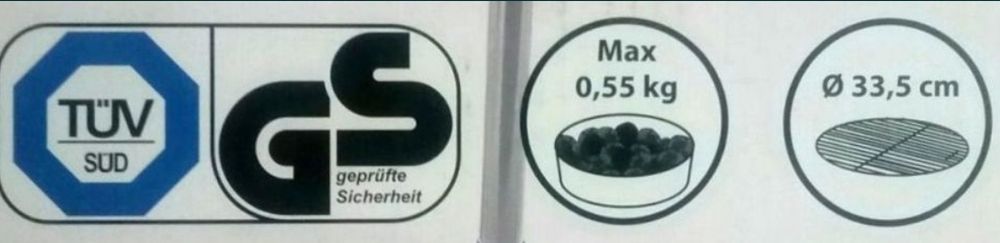 Grtar rotund ⊙ 33 Cm cu 3 picioare demontabil NOU - 45 Lei