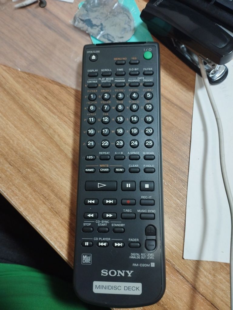 Оригинальный пульт ДУ SONY minidisc
