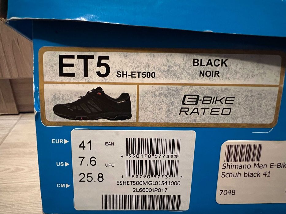 shimano SH-ET500 обувки за колоездене чисто нови с кутия номер 41