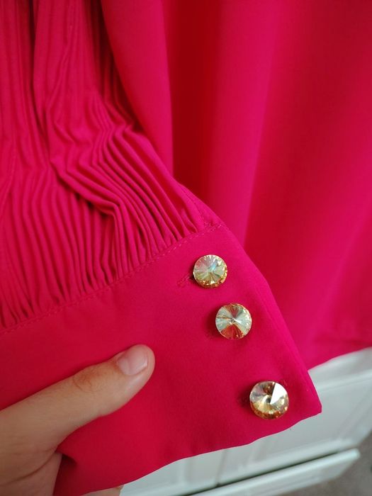 Двойка, нарядная, плисерованная .