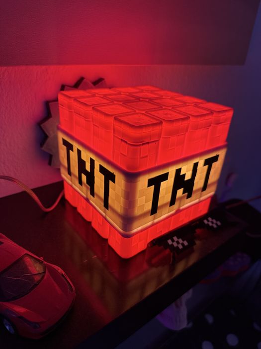 Lampa / Veioza Led Minecraft TNT
