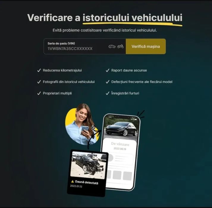 Raport CarVertical (in 5 minute) - Verificare auto