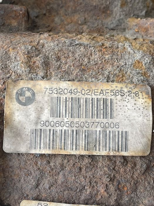 Grup diferential spate BMW 7 IV E65 2001 - 2009 3.0D 7532049-02