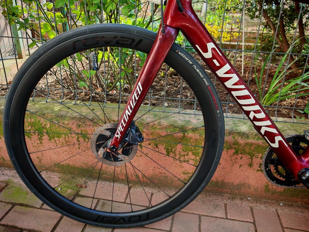 Bicicleta cursiera Specialized S-Works Tarmac Di2 size 56 roti carbon