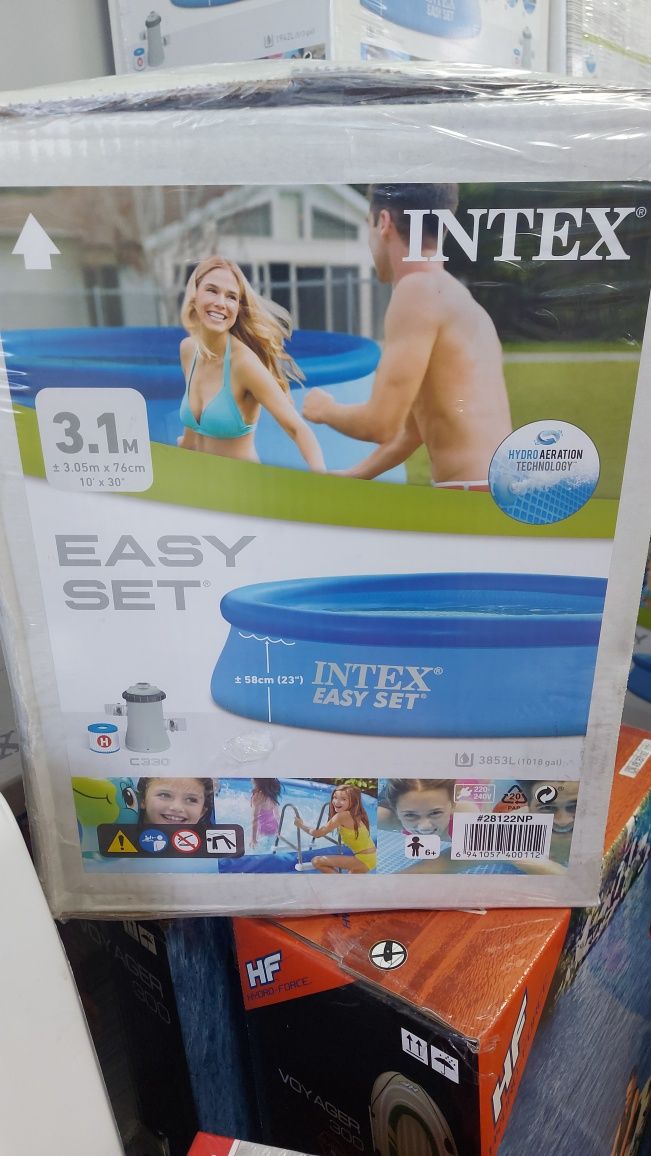 НОВИ!!!Надуваеми басейни INTEX Easy Set, 305 х 76 см