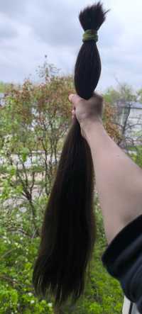 Натуральные неокрашенный детский волосы 75-74 см 220 грам без резки.