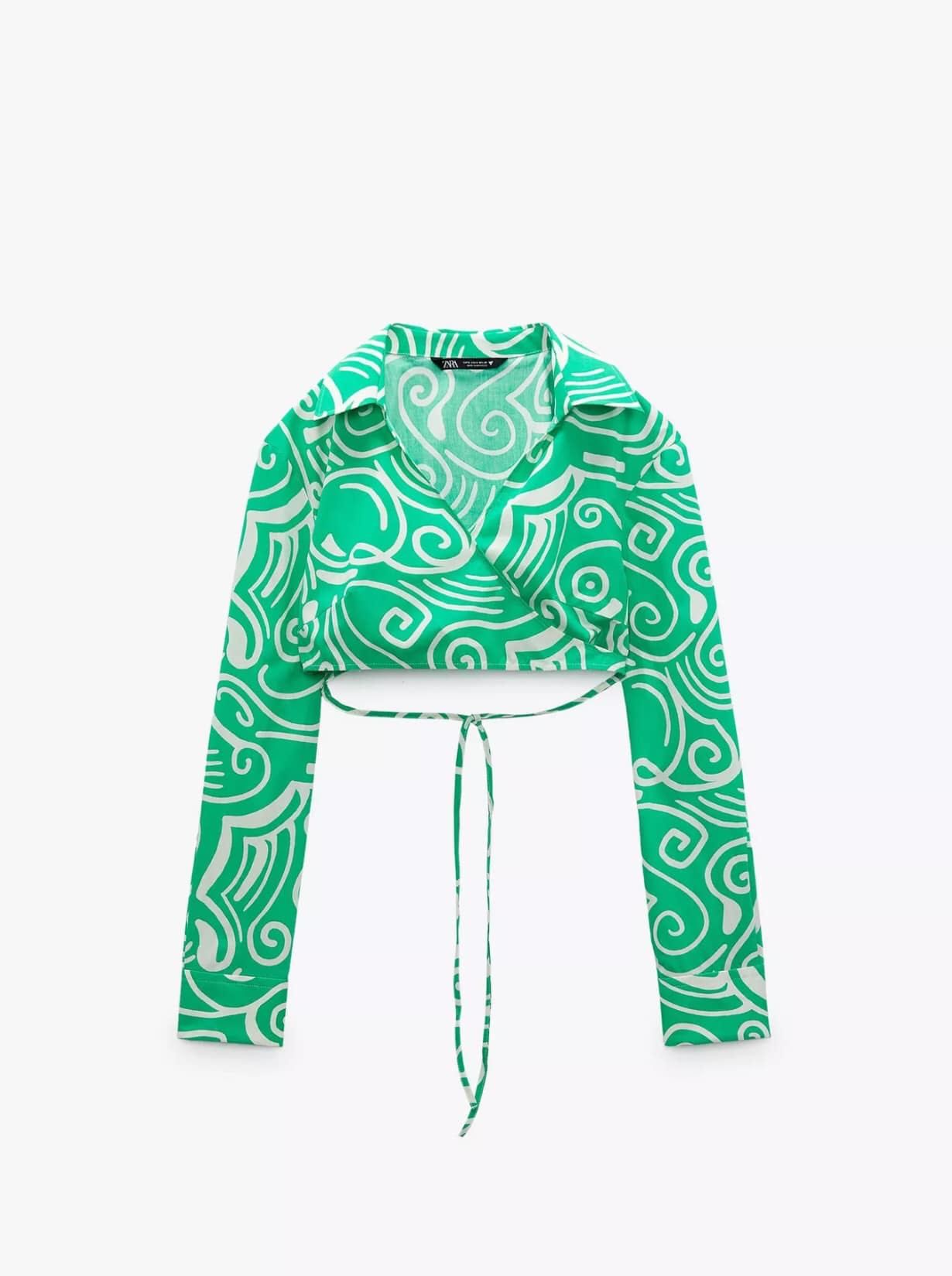 Къса лятна риза Zara