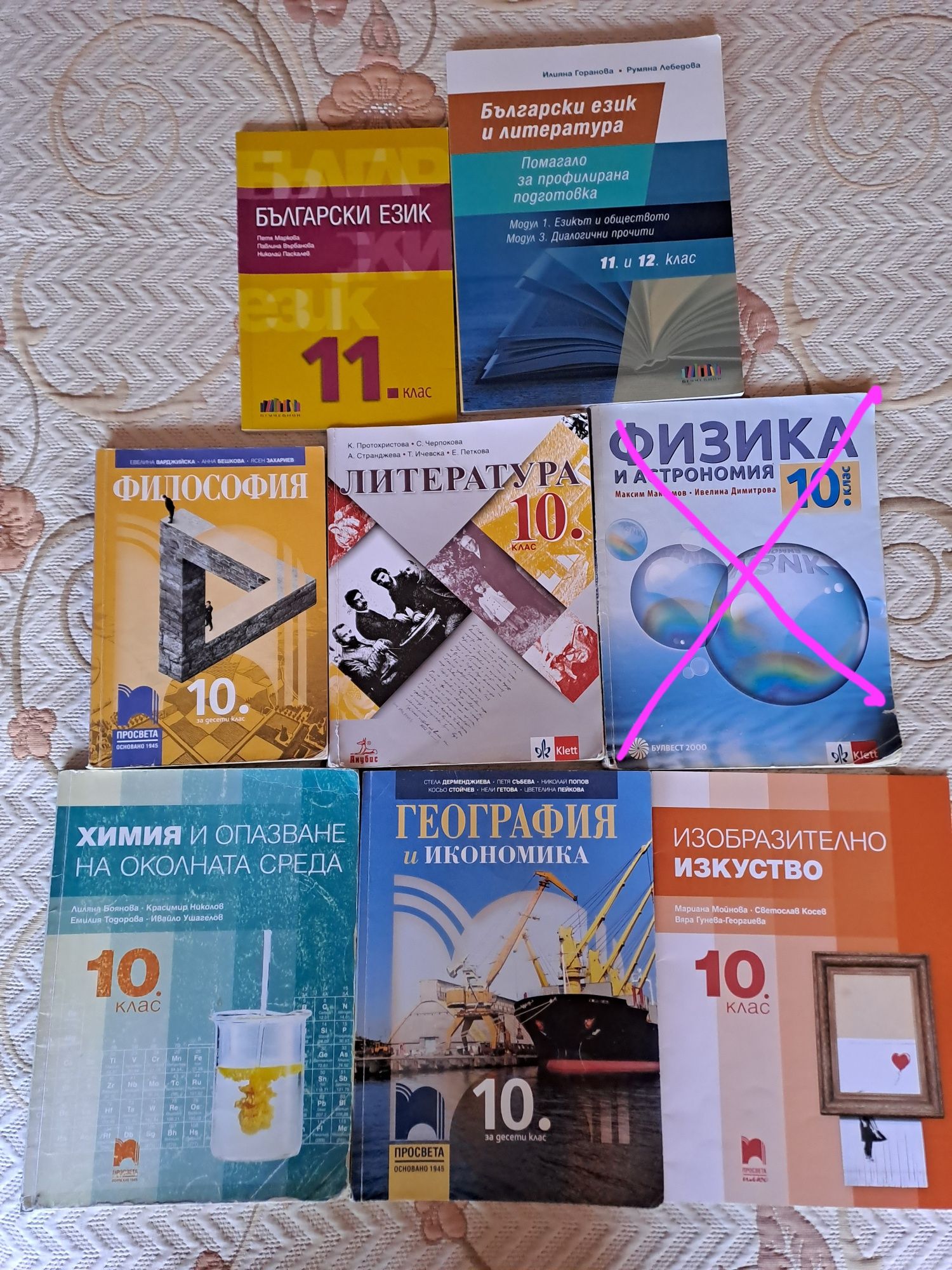 Учебници за 10 и 11 клас