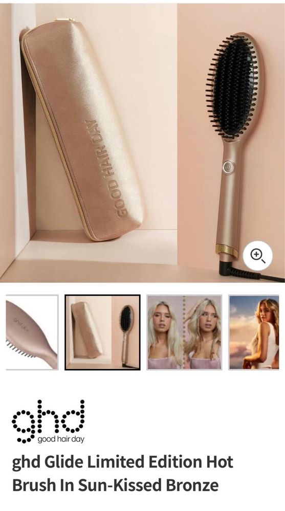 GHD.  Set  Perie ceramica  editie limitata