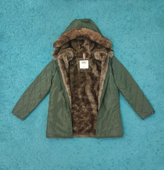 Geaca Tommy Hilfiger - captusita cu blana