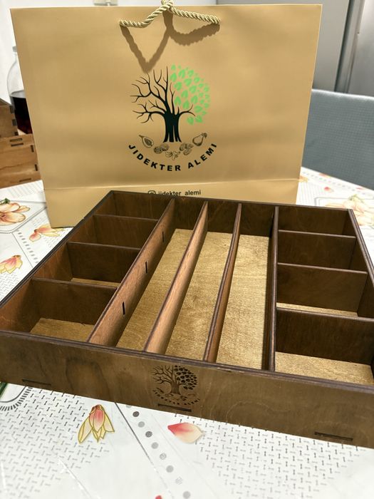 Деревянные коробки для сухофруктов