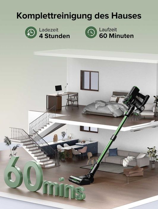 Aspirator cu acumulator   Timp de funcționare 40 min