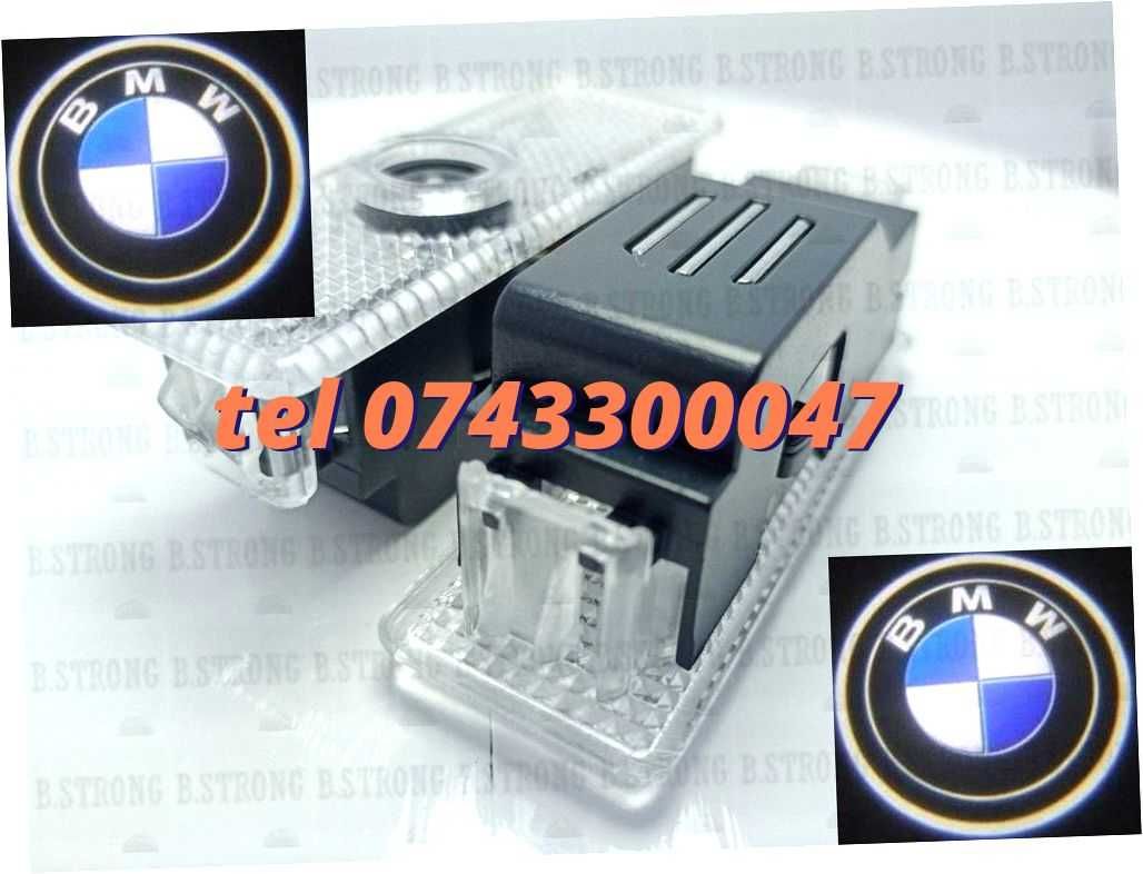 Proiectoare Sigla Marca Bmw Usa Set De 2 Bucati Plug And Play