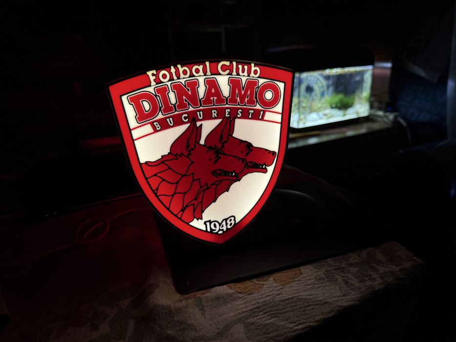 LampaLed Bayern/Borussia/Real/Barcelona/Liverpool/Steaua/Dinamo