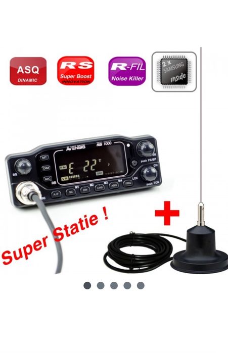 Statie CB + Antena Avensis RS1000