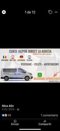 Transport persoane și colete Romania-Austria-Germania-Olanda-BelgiaTur