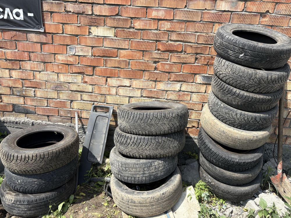Продаю шины б/у размеры R14,15,16