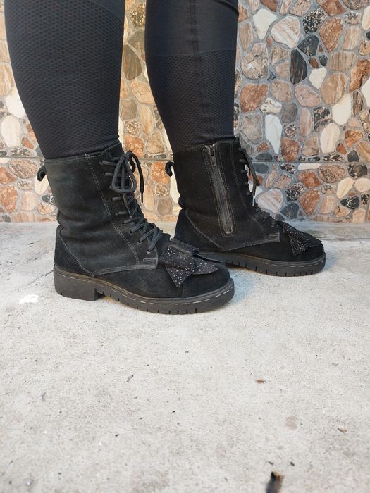 Ghete piele natural întoarsă