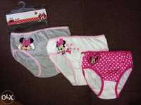 SET de 3 perechi-Chilotei cu Minnie pt 5/6ani noi