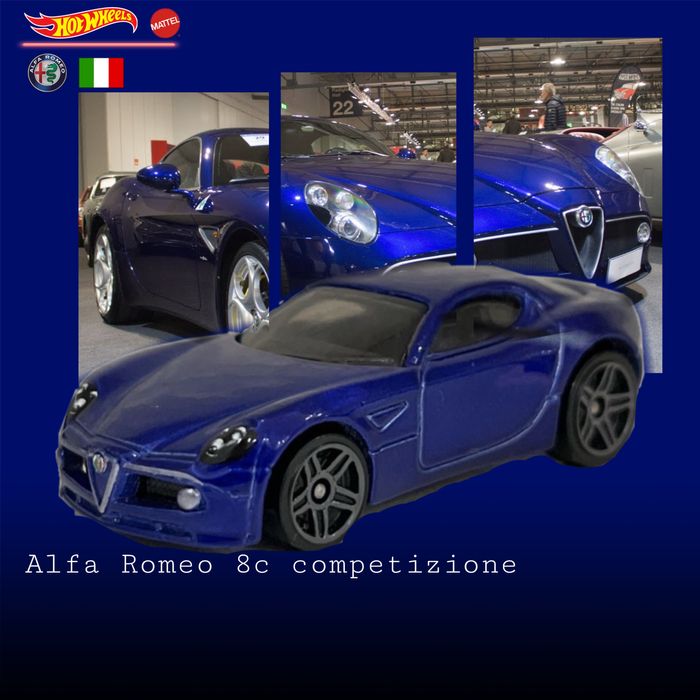 Альфа ромео 8с компетизионе 2022 года хот вилс масштаб моделя 1/64