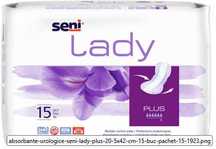 Absorbante Urologice Seni Lady Plus 20,5×42 cm 15 buc/pachet