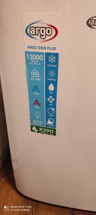 Aer condiționat portabil argos 13000 Btu