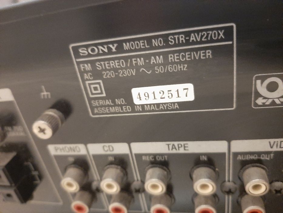 Receiver SONY STR AV270 X