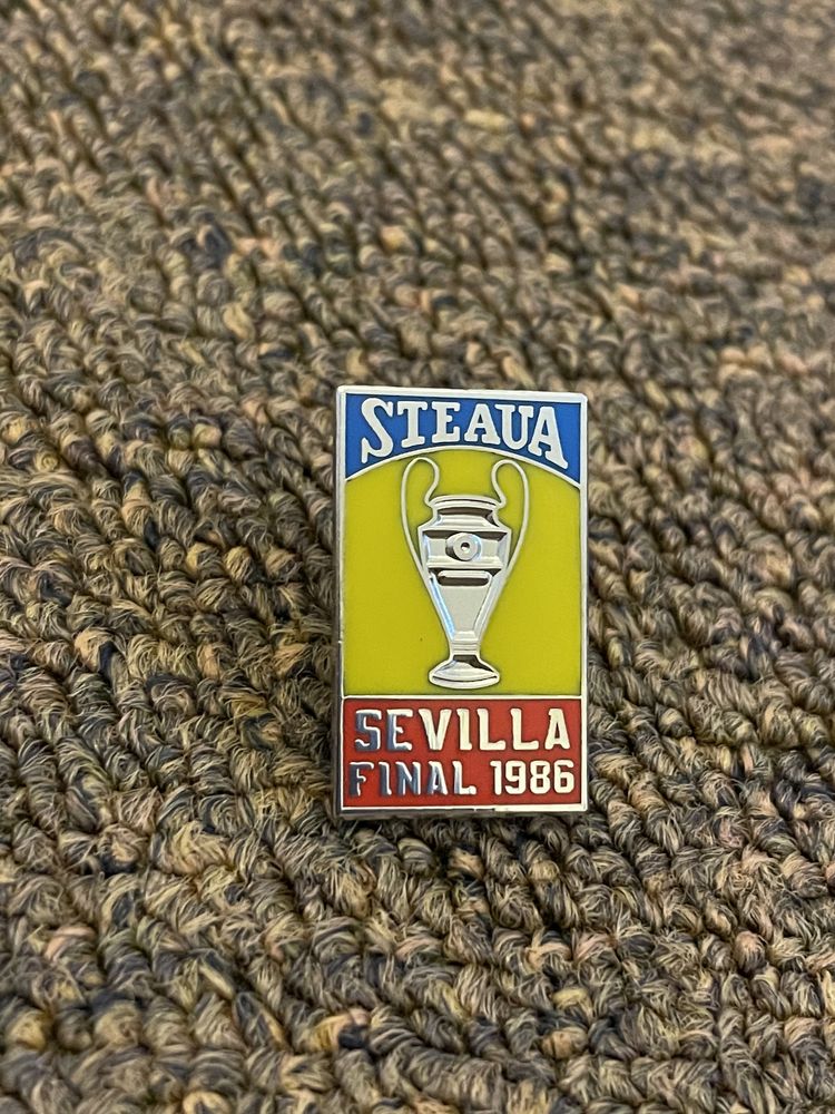 Insigne Steaua 1986 Cupa Campionilor