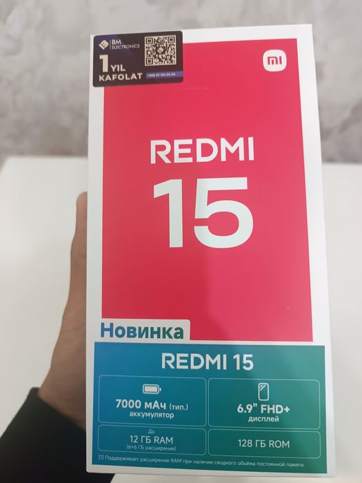 REDMI 15 Sotiladi YANGI