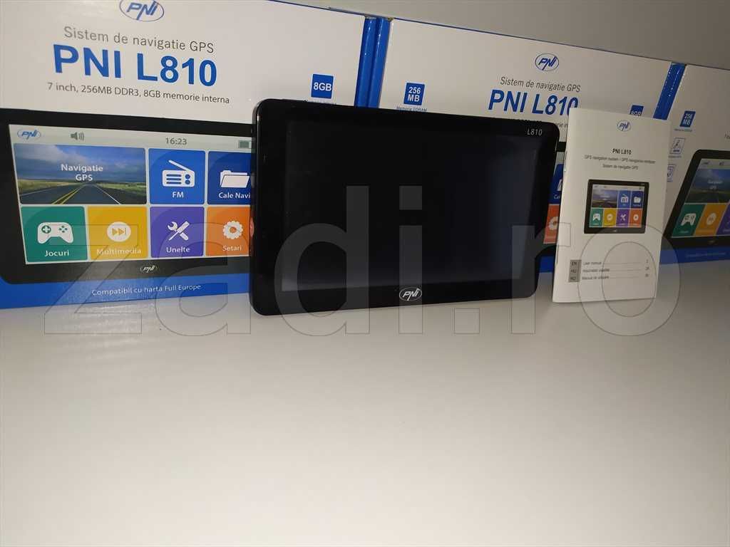 L810 PNI - gps profesional 7" auto sau camion- foarte rapid-acrualizat