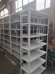 Архивный складской стеллаж полка металлическая для хранения