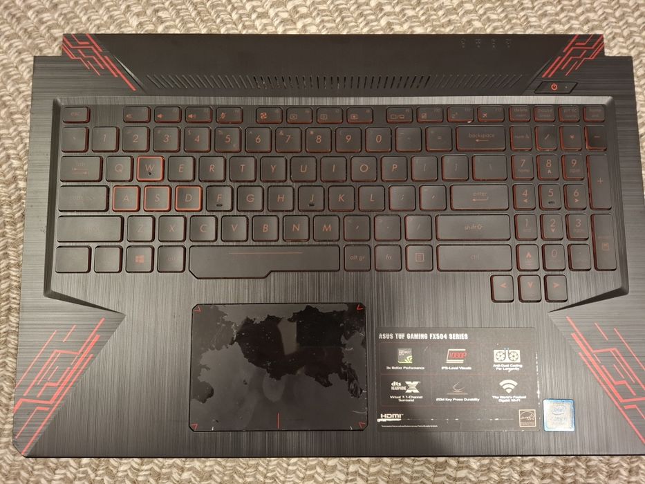 Tastatură + palmrest + touchpad Asus TUF Gaming FX504GD / FX504 Series