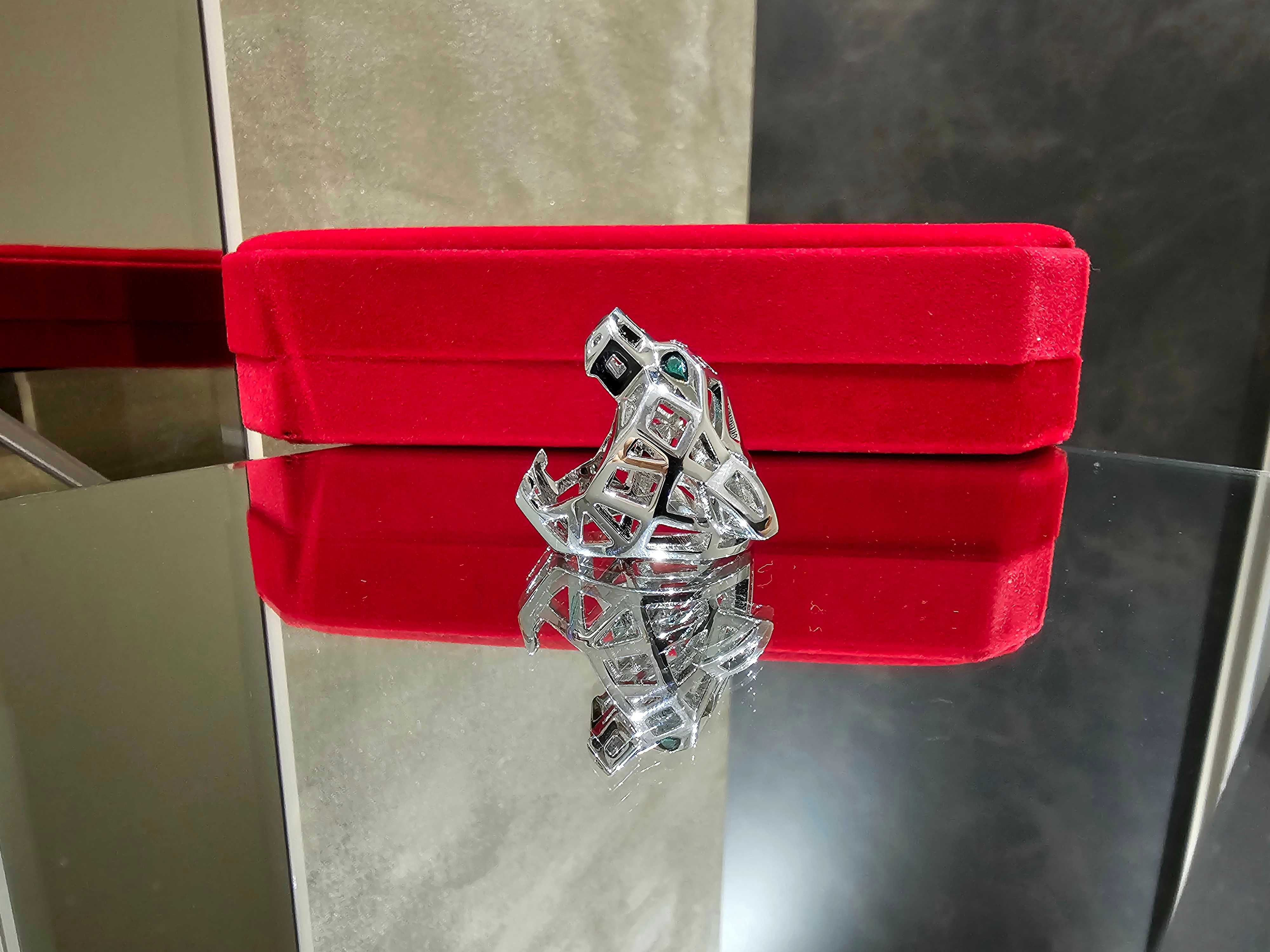 CARTIER Panthere de Cartier White Gold Large Пръстен