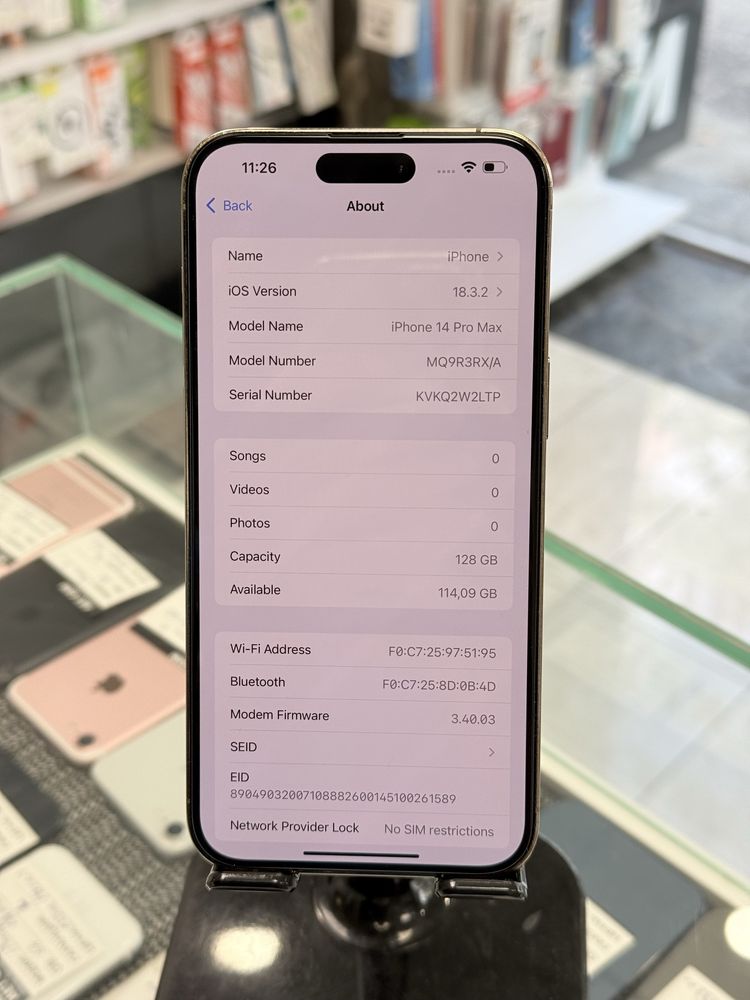 Apple iPhone 14 Pro Max 128GB Gold