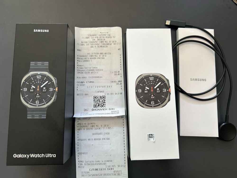 Продавам Samsung Galaxy Watch Ultra